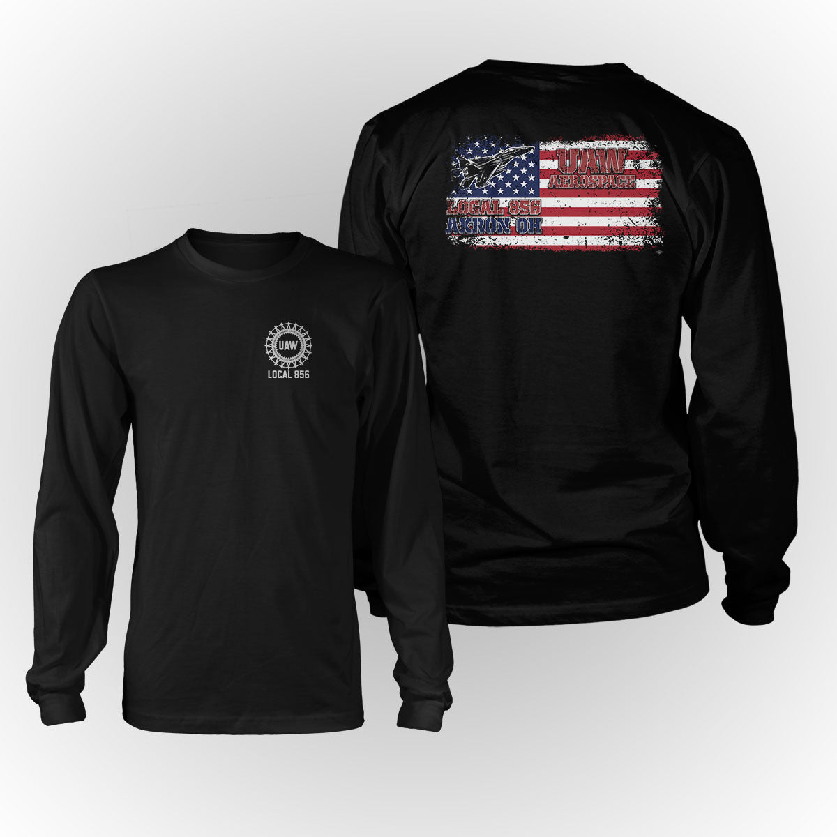 Fighter Jet UAW 856 Apparel - Black