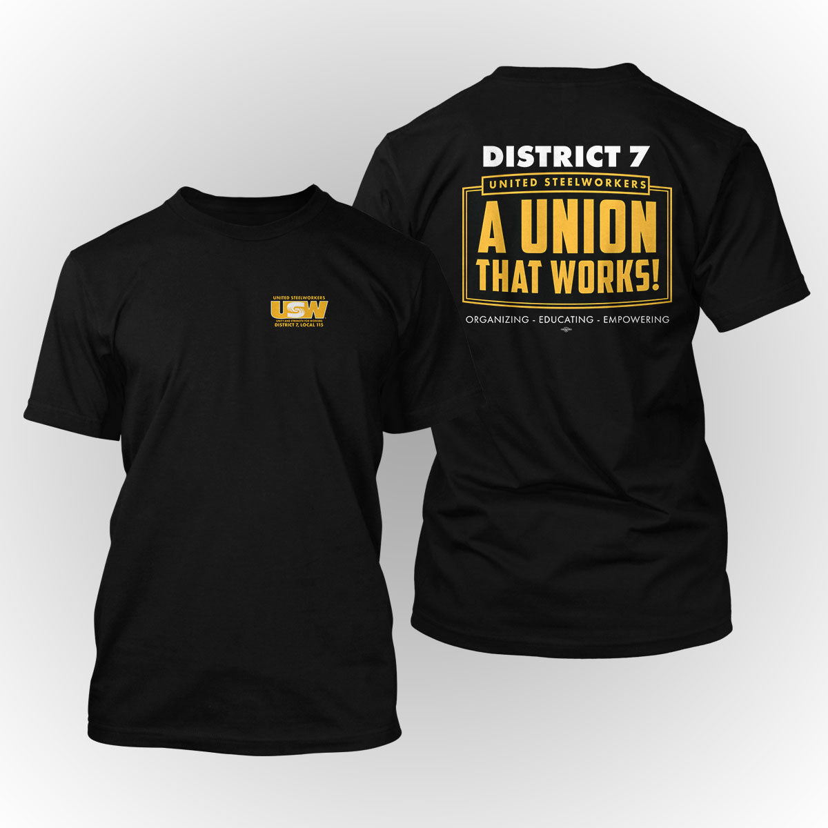 Union X The Big Steppers Tour Unisex Adult T-Shirt - 100% Cotton Crew Neck Tee