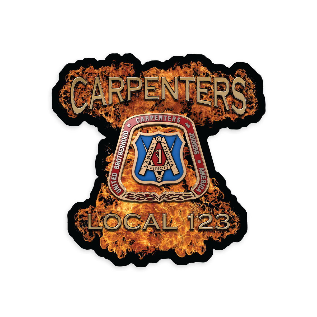 Carpenters - Fireproof Decal