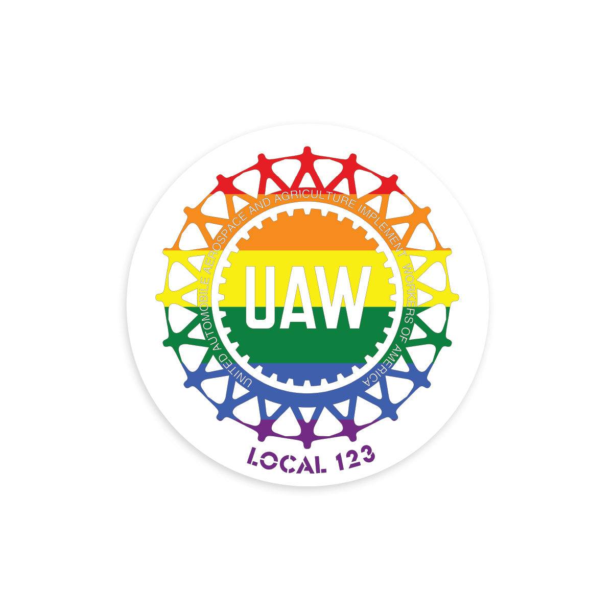 UAW Pride Decal