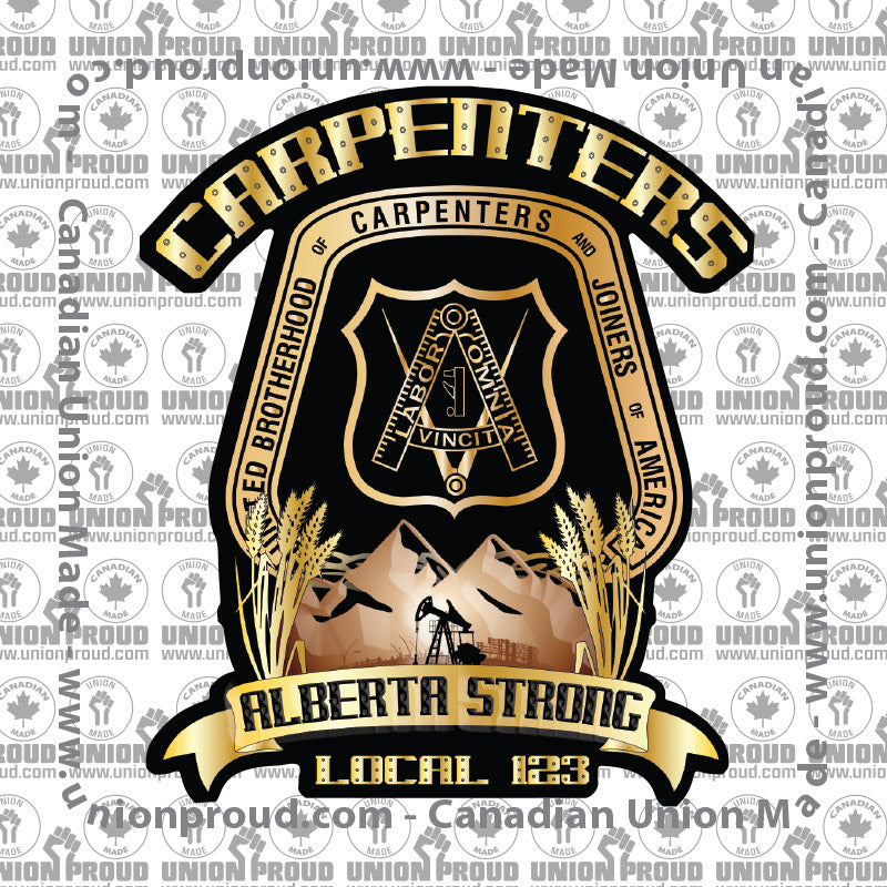 Carpenters Alberta Strong Decal