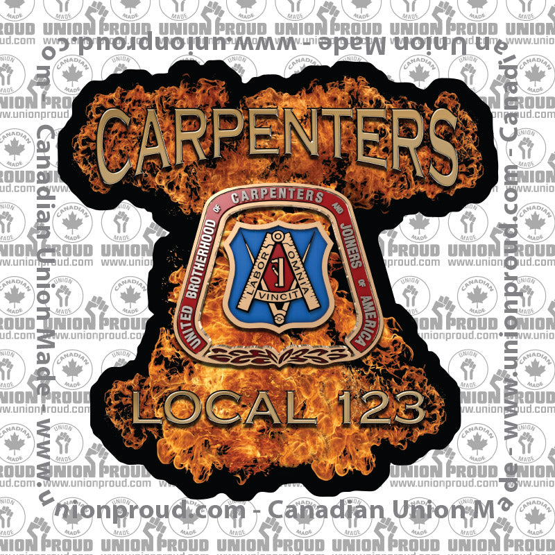 Carpenters Fireproof Decal