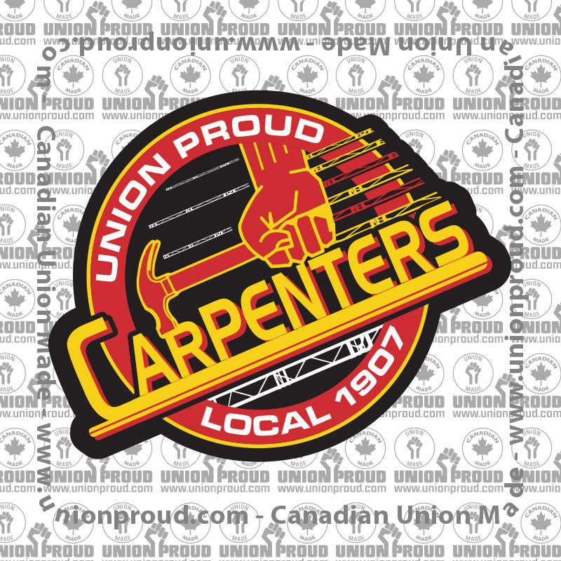 Carpenters Canucks Decal