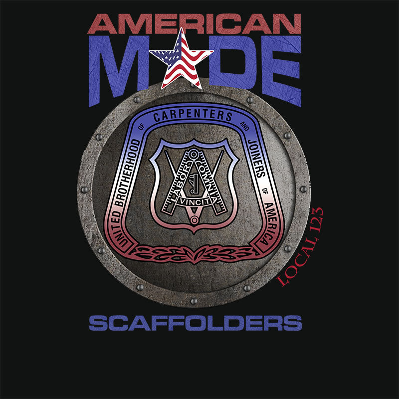 Scaffolder Round America Decal