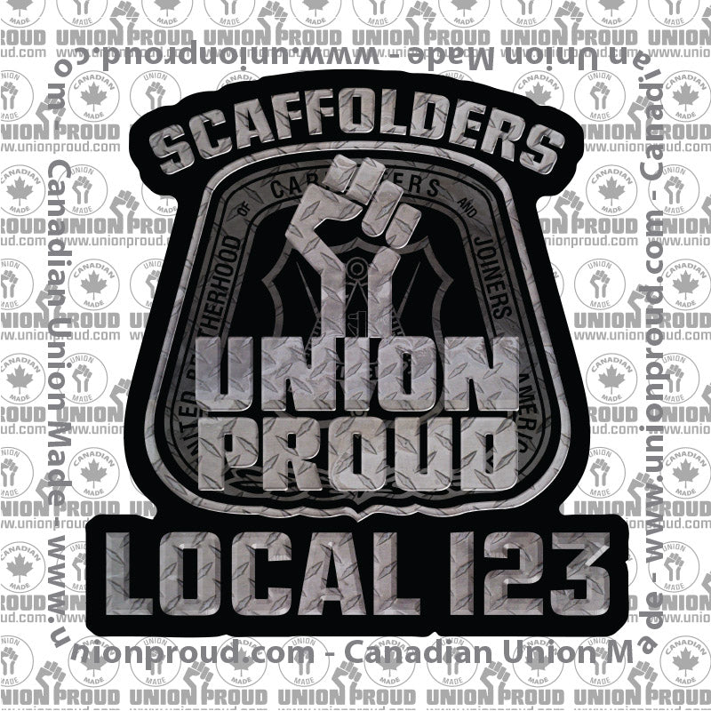 Scaffolders Iron Fist Decal