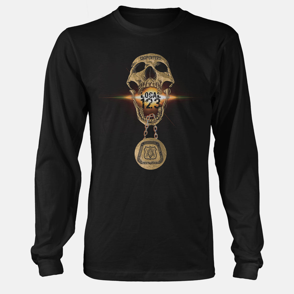 Carpenters Skull Medallion Apparel