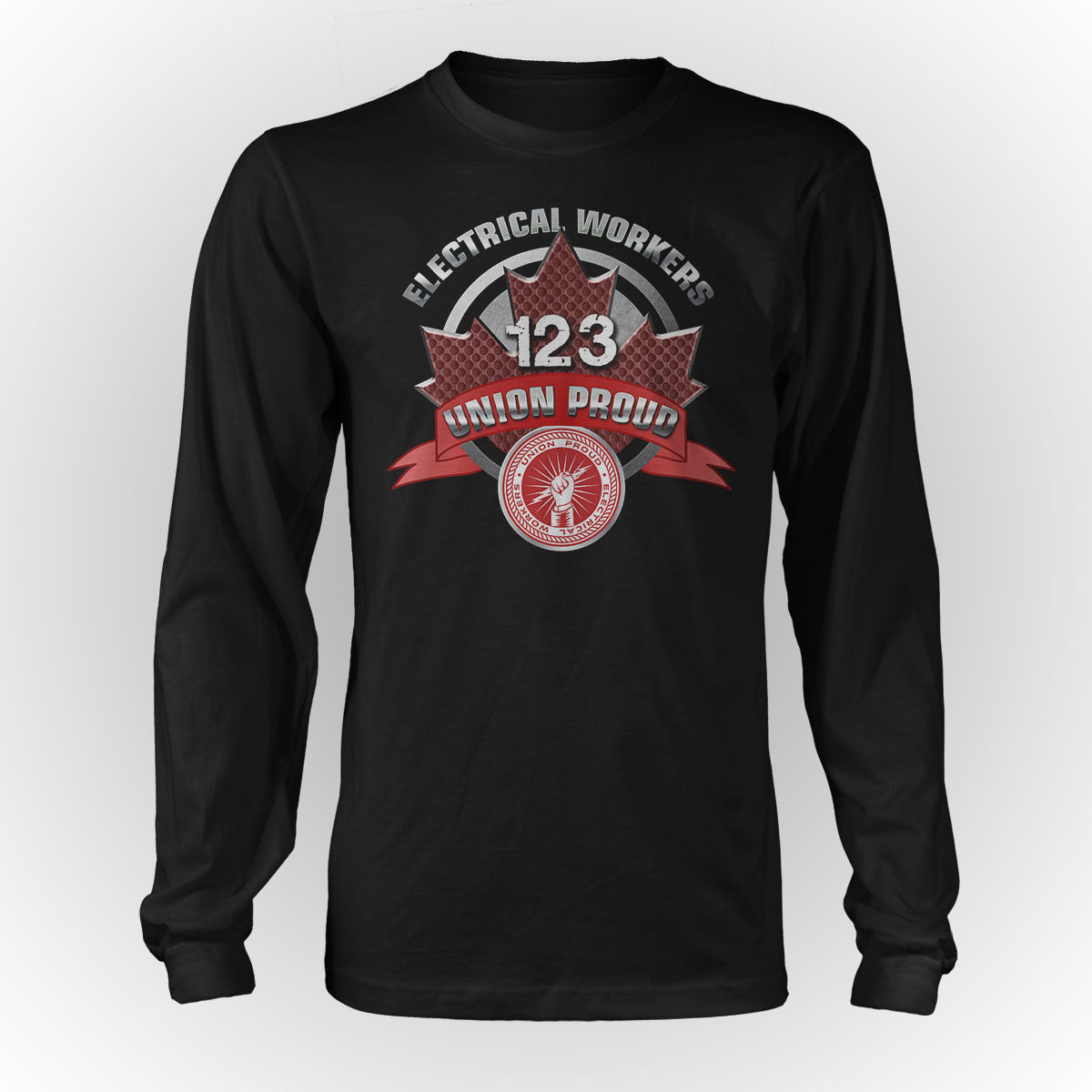 Electrical Workers Round Canada Apparel