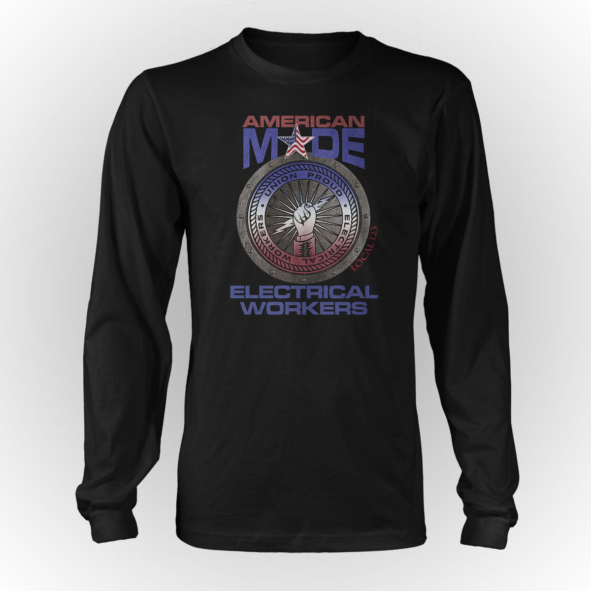 Electrical Workers Round America Apparel
