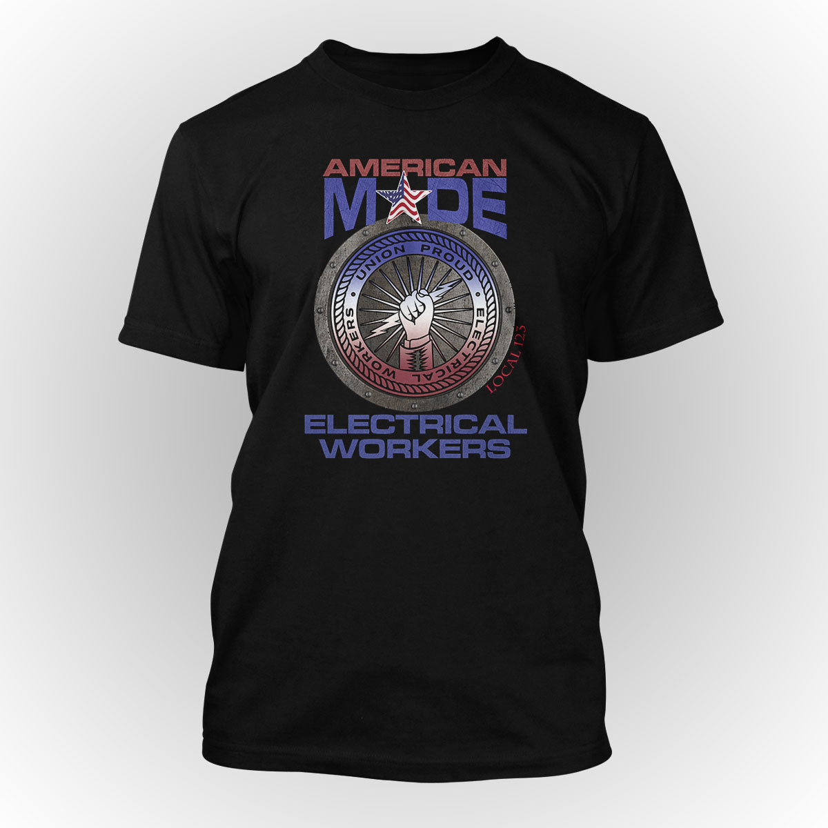 Electrical Workers Round America Apparel