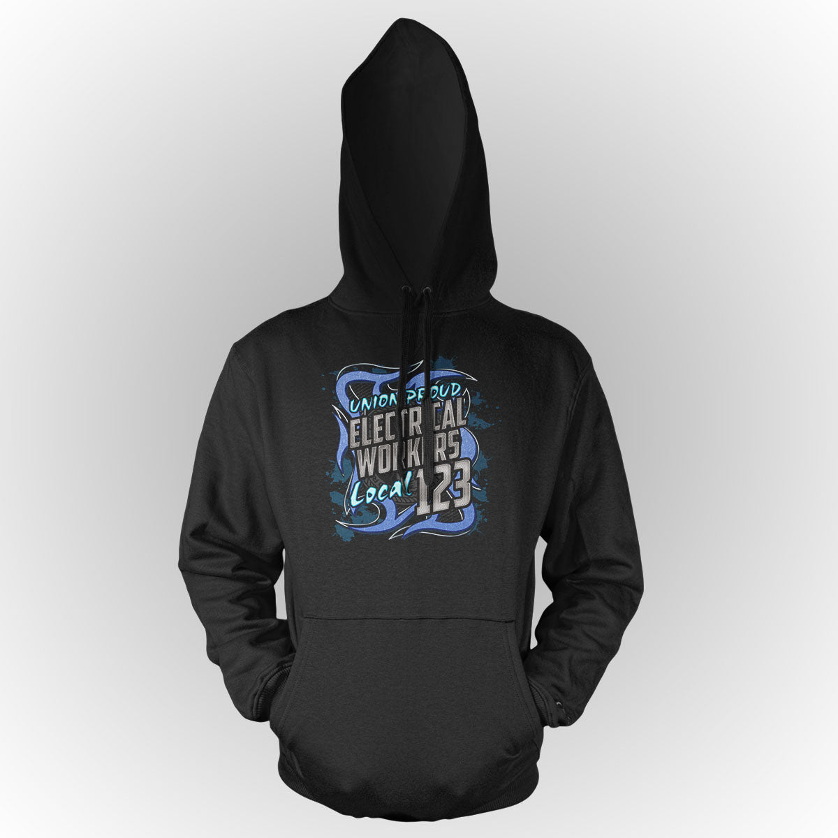 Electrical Workers Blue Metal Apparel