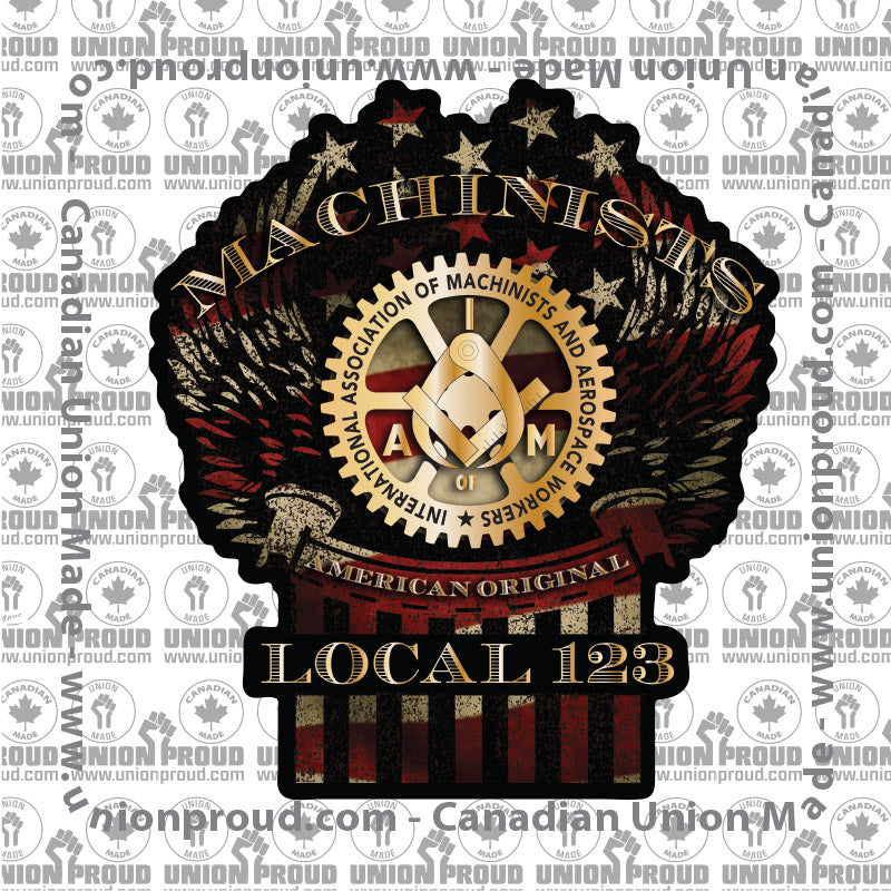 Machinist Winged Decal