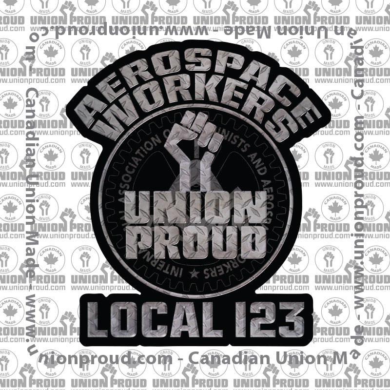 Aerospace Worker Iron Fist Decal