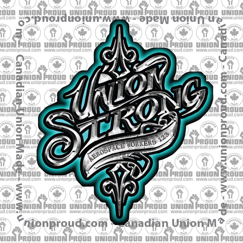 Aerospace Worker Union Strong Decal