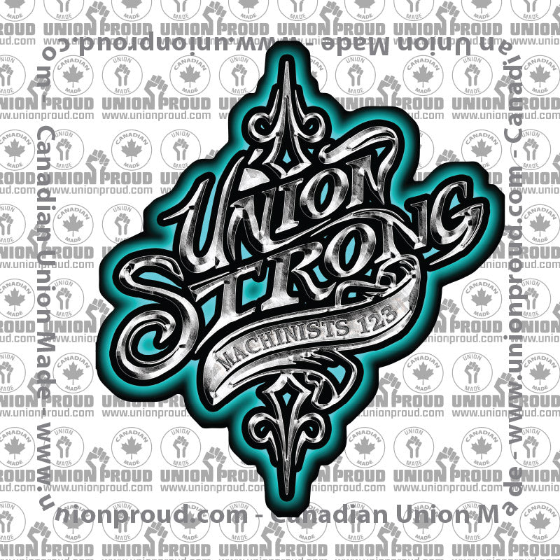 Machinist Union Strong Decal