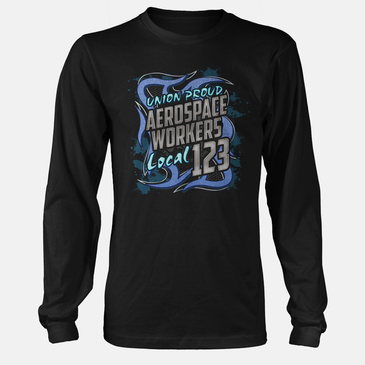 Aerospace Worker Blue Metal Apparel