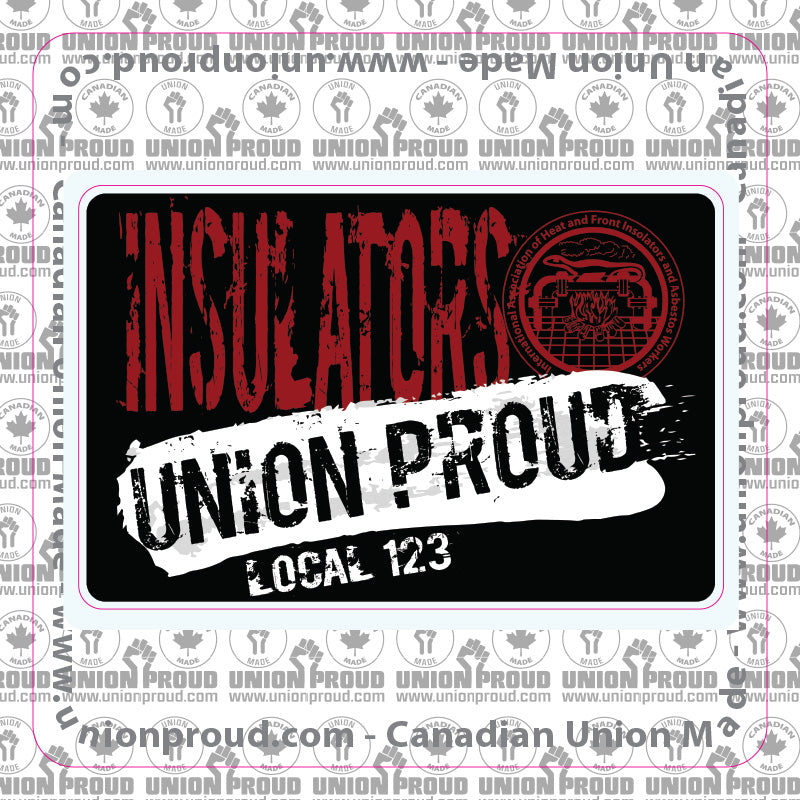 Insulators Union Proud Splatter Decal