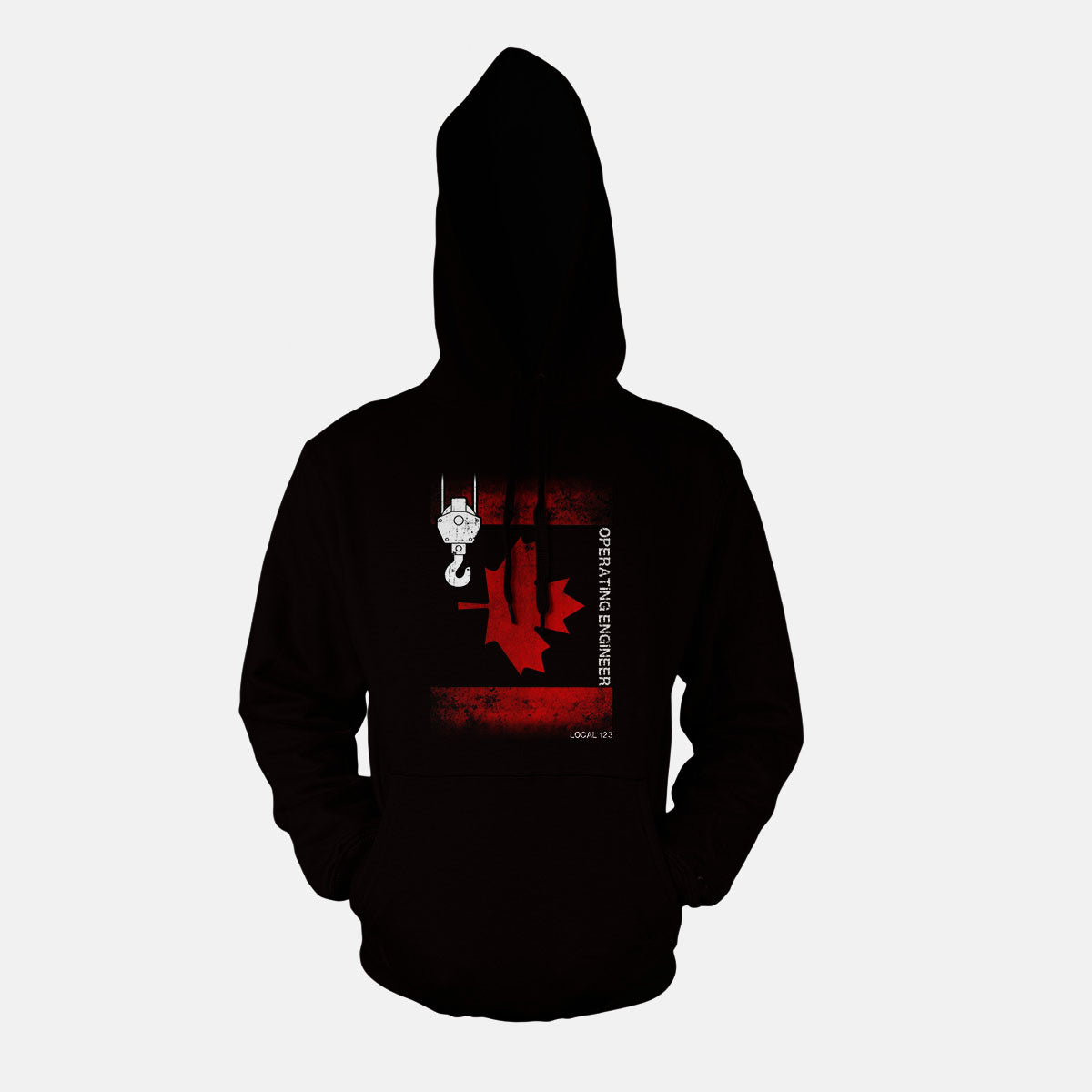 Operating Engineers Canadian Flag Hook Union Apparel