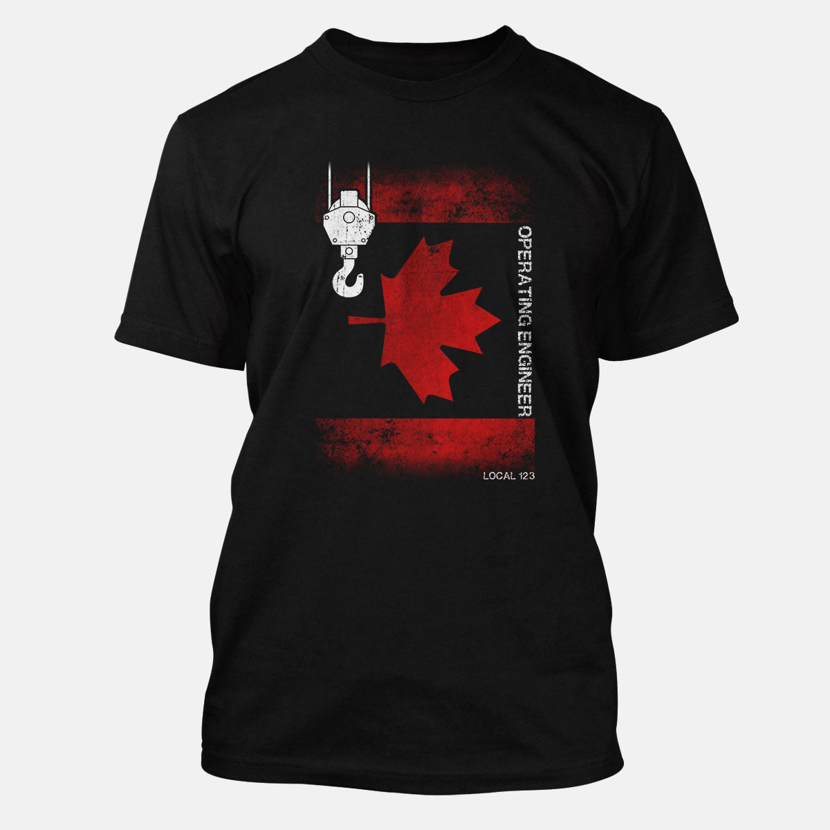 Operating Engineers Canadian Flag Hook Union Apparel