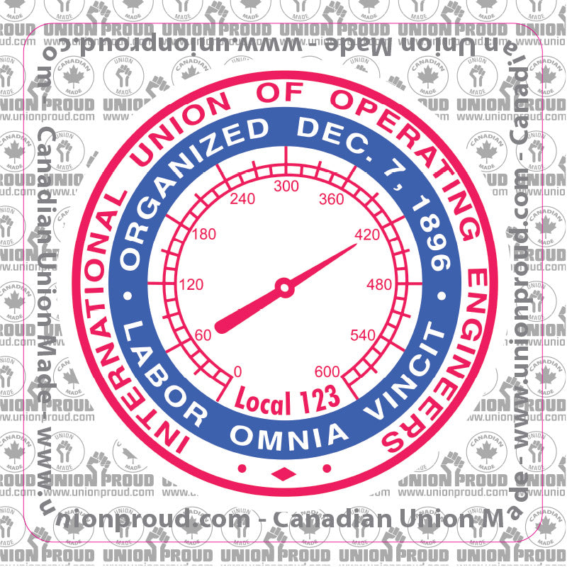 IUOE Basic Logo Union Decal