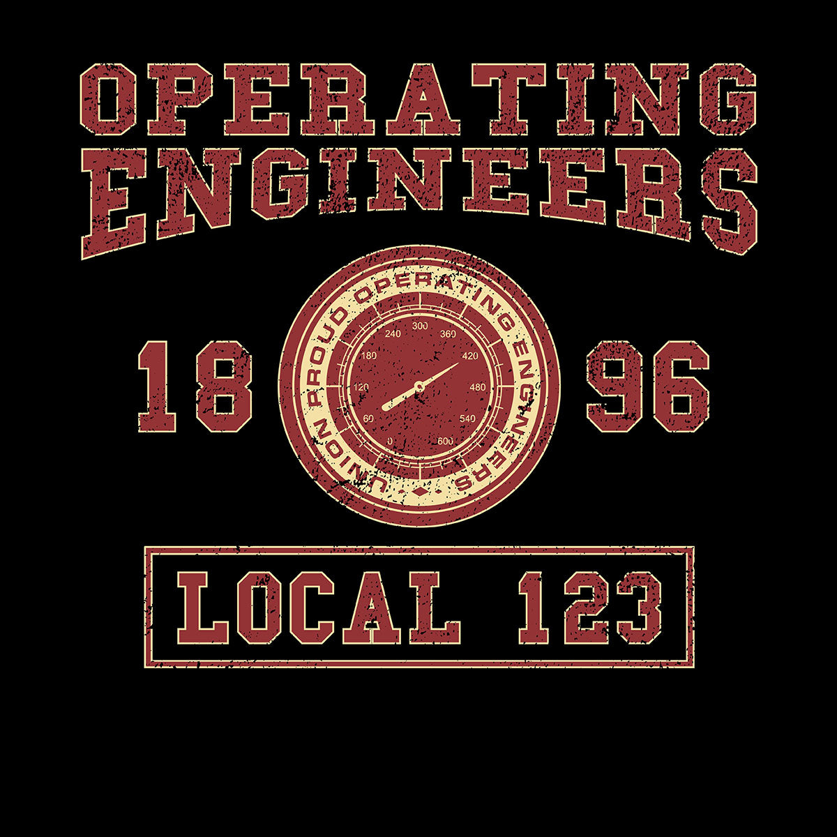 Operating Engineers Colligate Design Decal