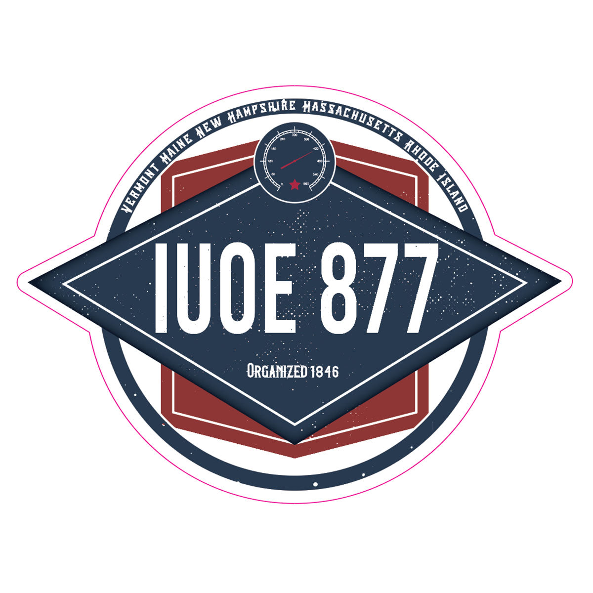 Diamond IUOE 877 Decal