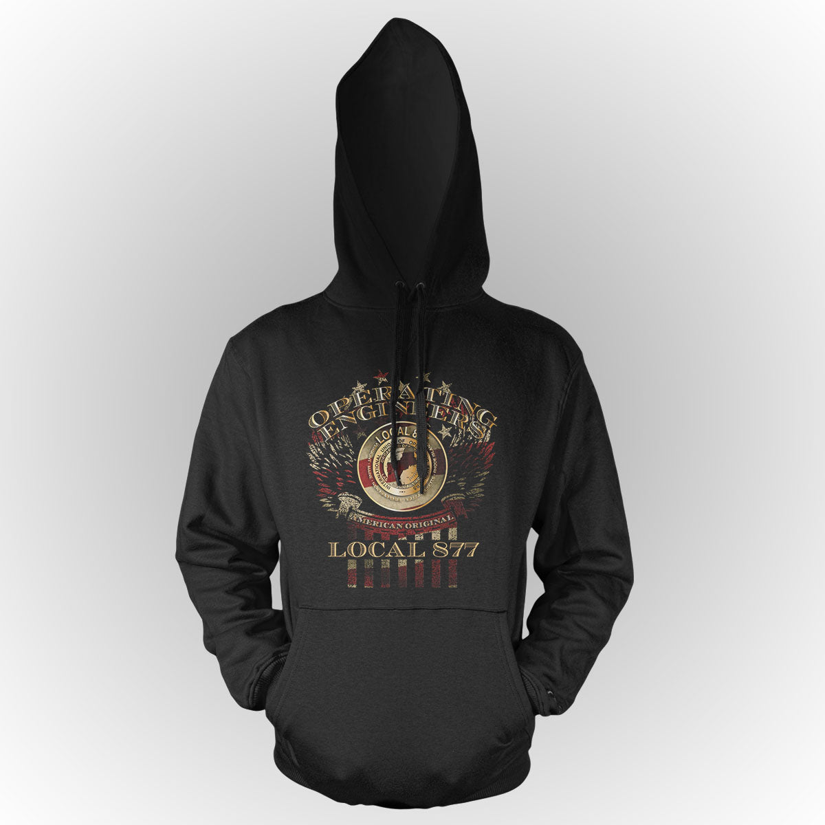Winged Eagle IUOE 877 Apparel - Black