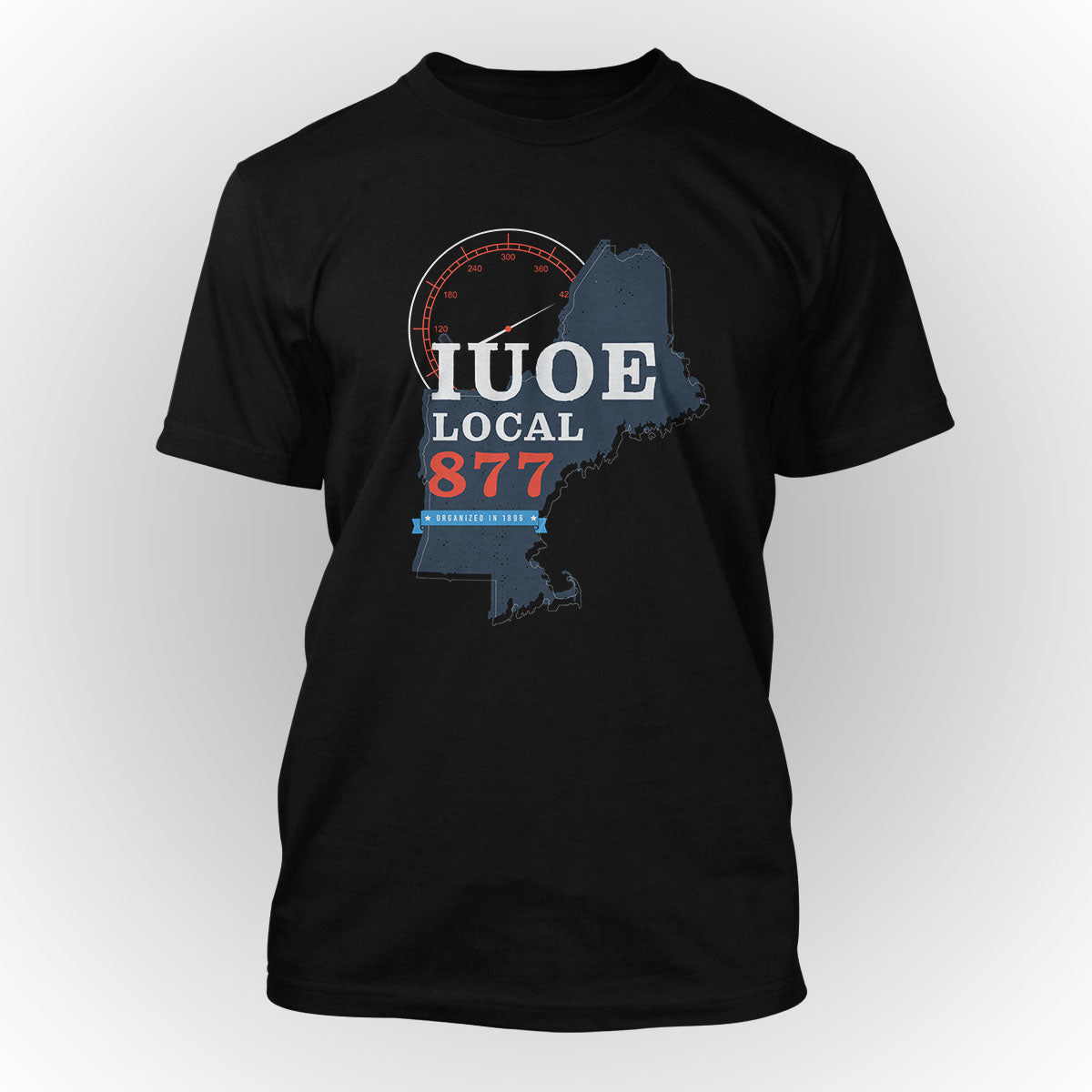 State Shape IUOE 877 Apparel