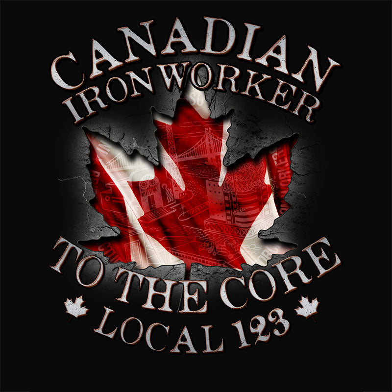 Ironworkers Canadian to the Core Apparel
