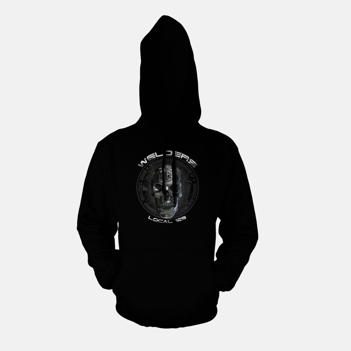 IW Welders Chrome Skull Apparel
