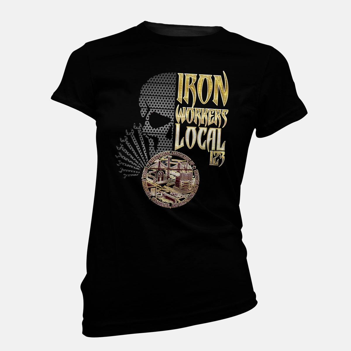 Ironworkers Metal Wrench Skull Apparel