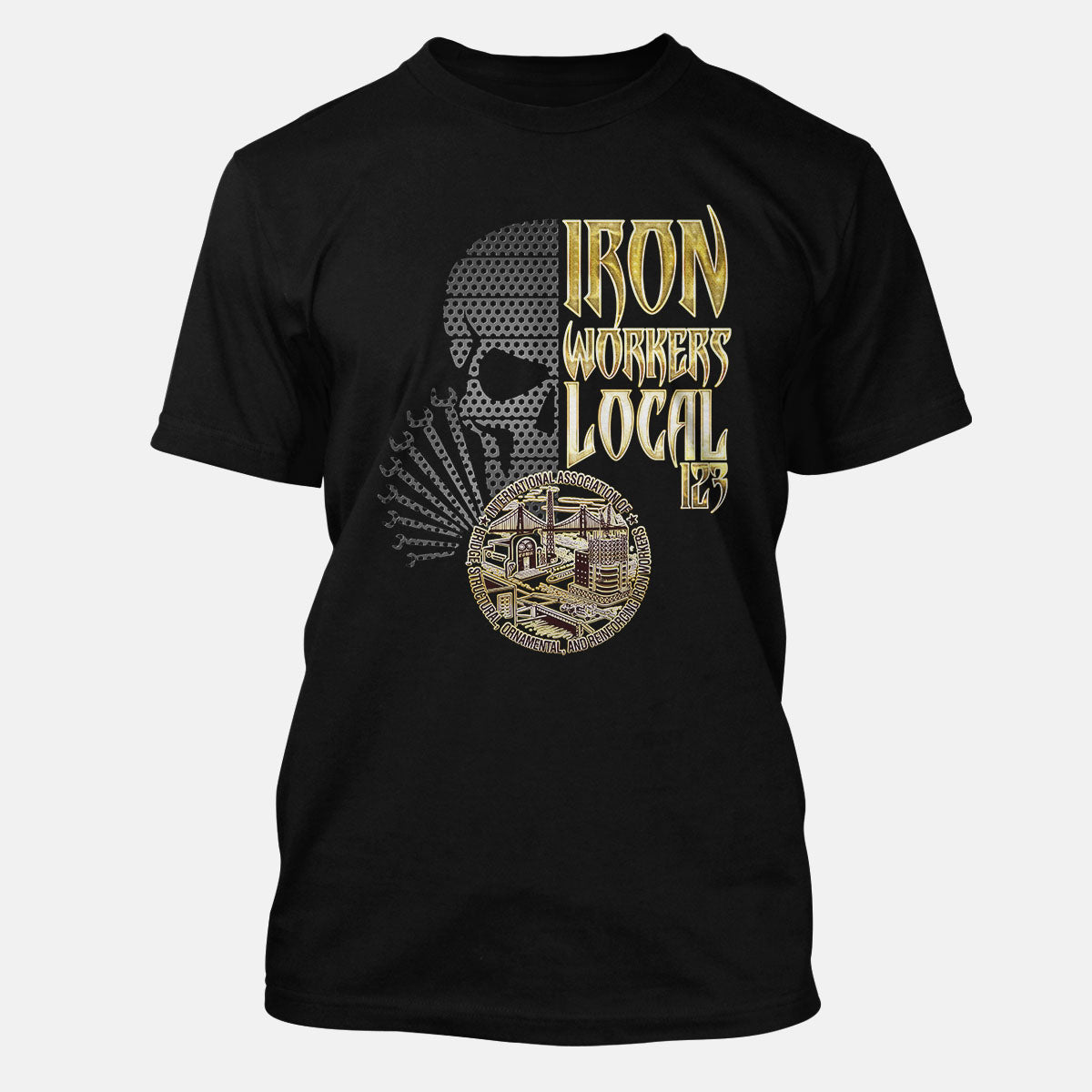 Ironworkers Metal Wrench Skull Apparel