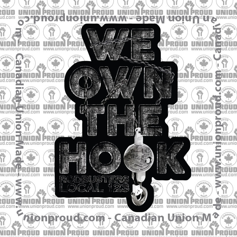 IW Rodbusters Hook Union Decal