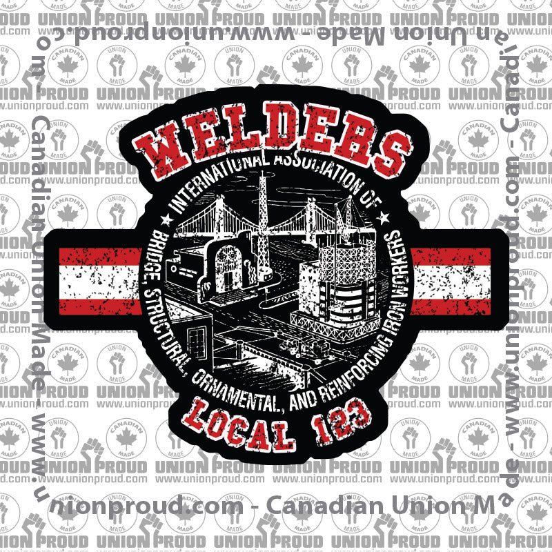 IW Welders Collegiate Union Decal