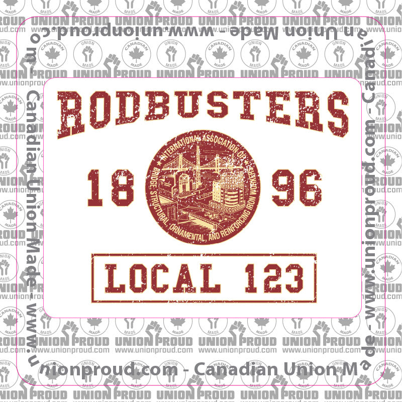 IW Rodbusters College Union Decal