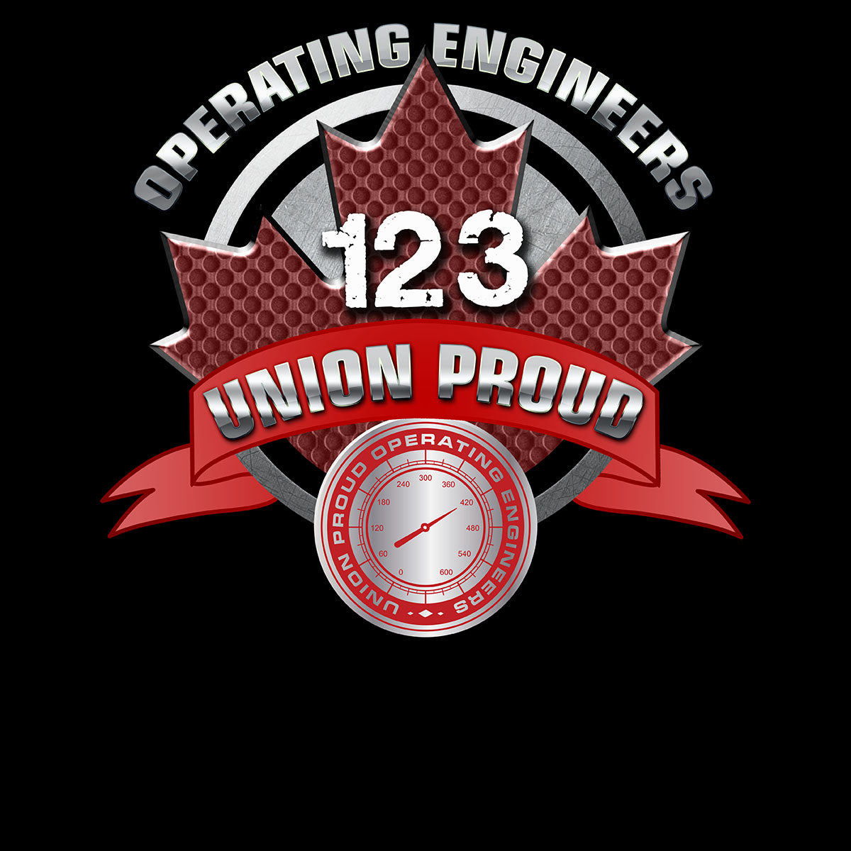 Operating Engineers Round Canada Apparel