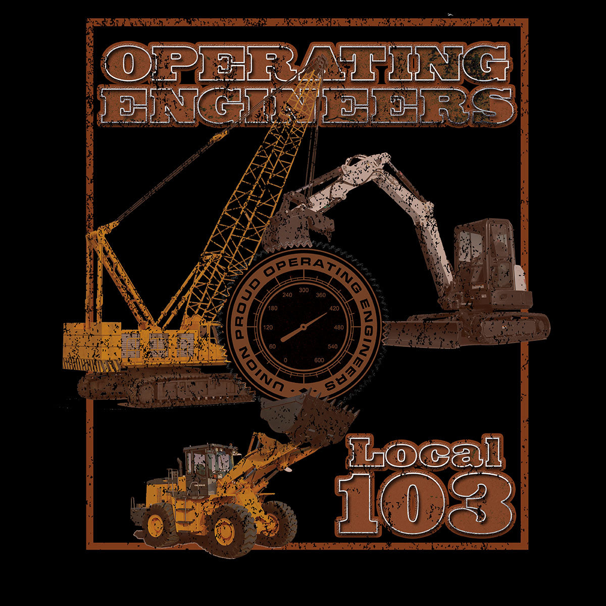 Operating Engineers Heavy Machine Decal