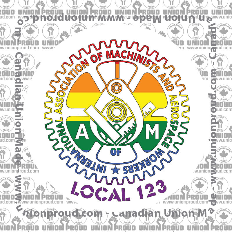 IAMAW Pride Decal