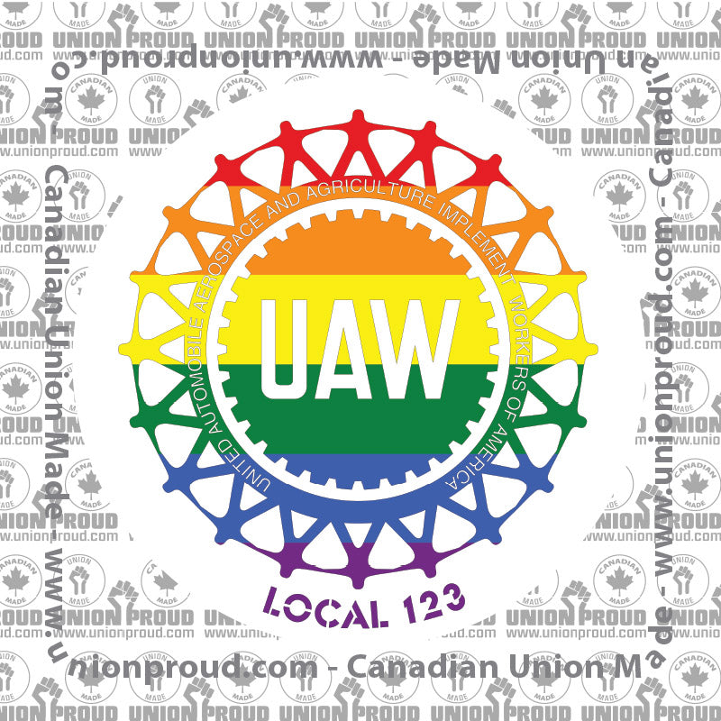 UAW Pride Decal