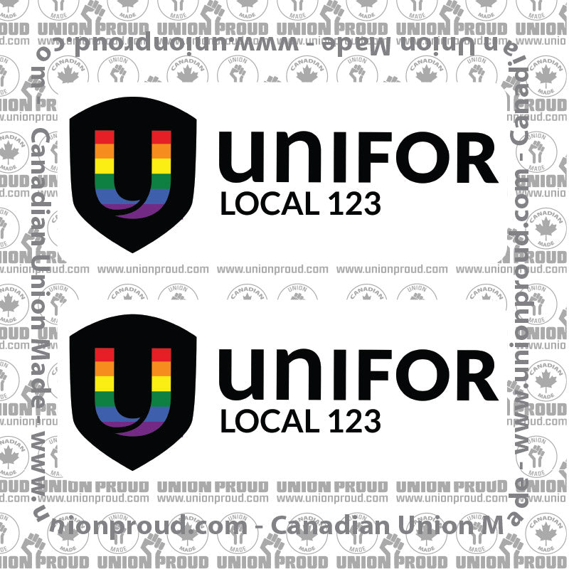 UNIFOR Pride Decal