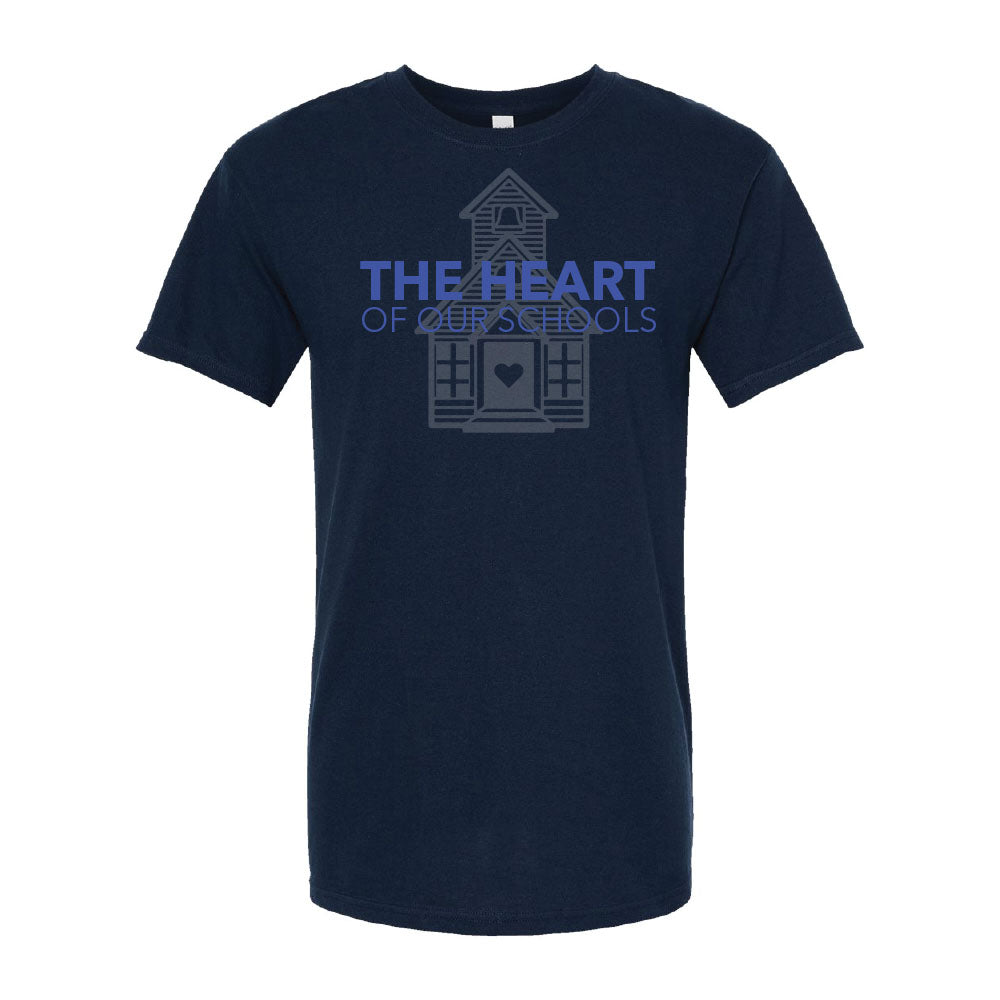 Tone on Tone Heart Of Our Schools - Unisex T-shirt