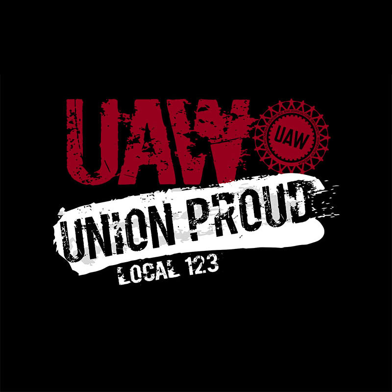 UAW Union Proud Splatter Apparel