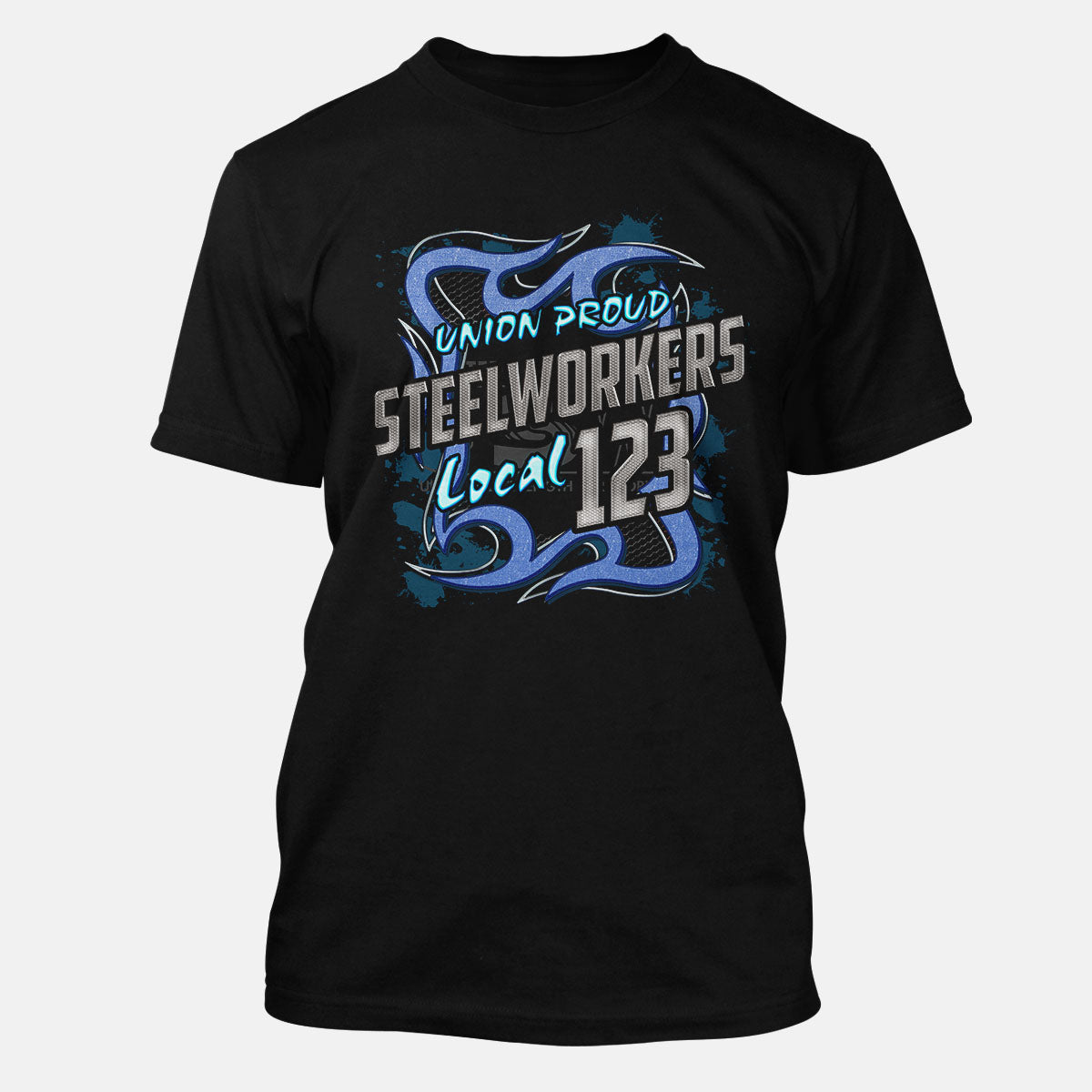 USW Steelworkers Blue Metal Union Apparel