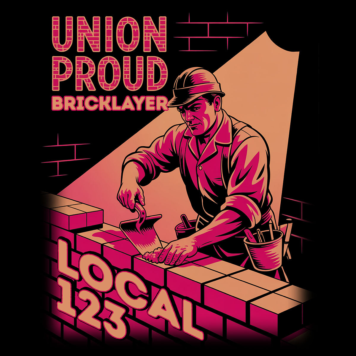Proud Union Bricklayer