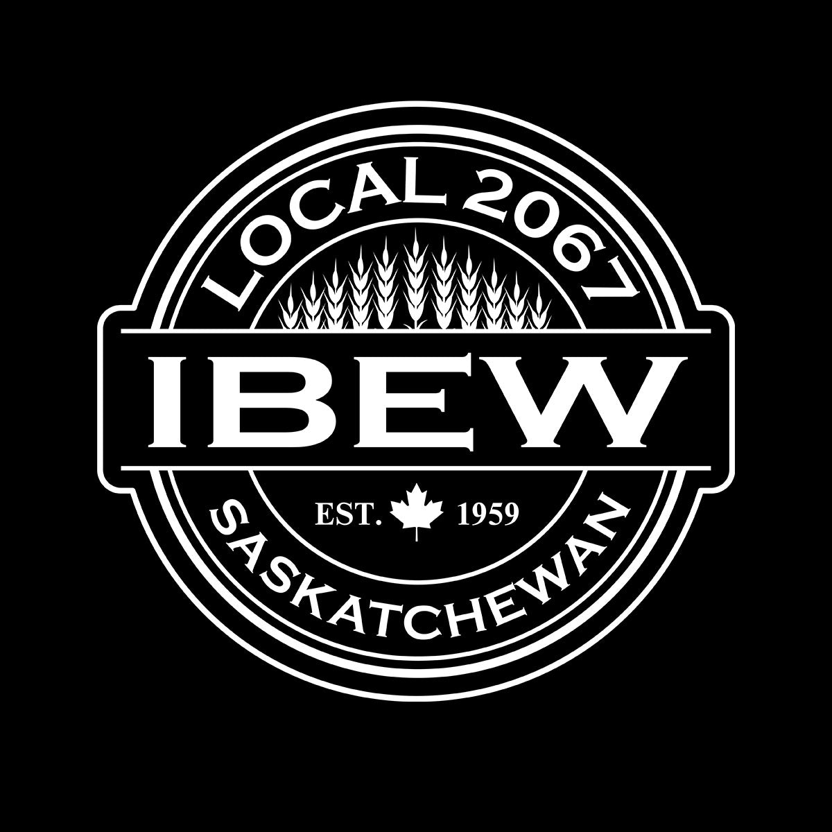 Personalized IBEW 2067 - Wheat Stamp Apparel
