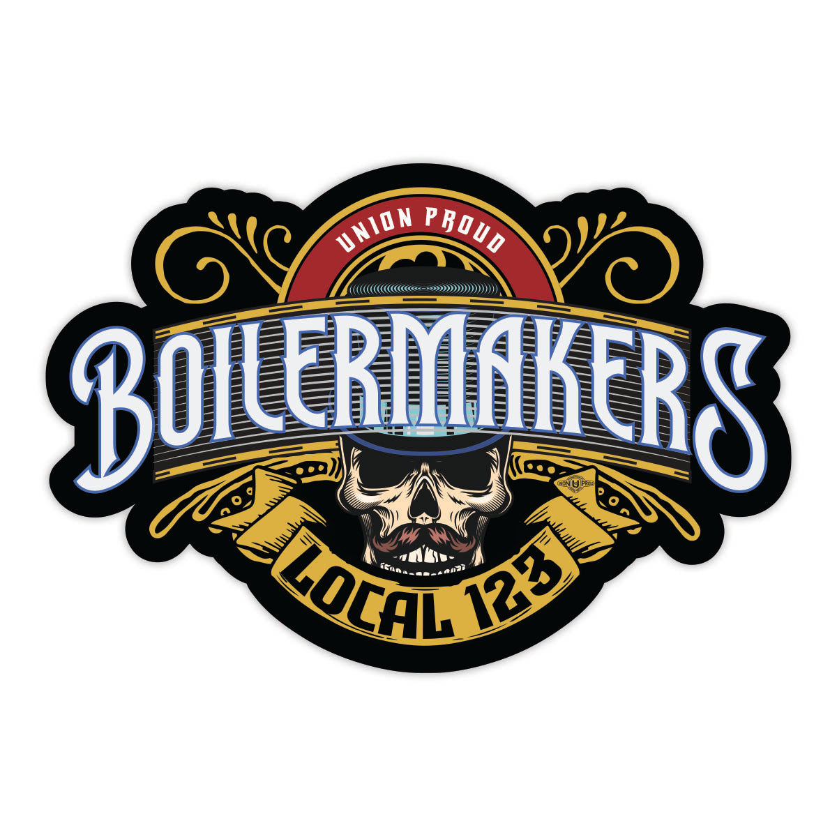 Boilermakers - Skull Decal