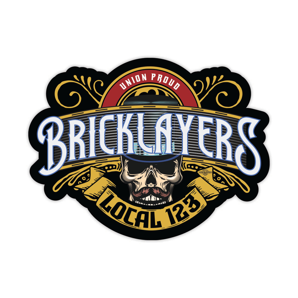Bricklayers - Skull Decal