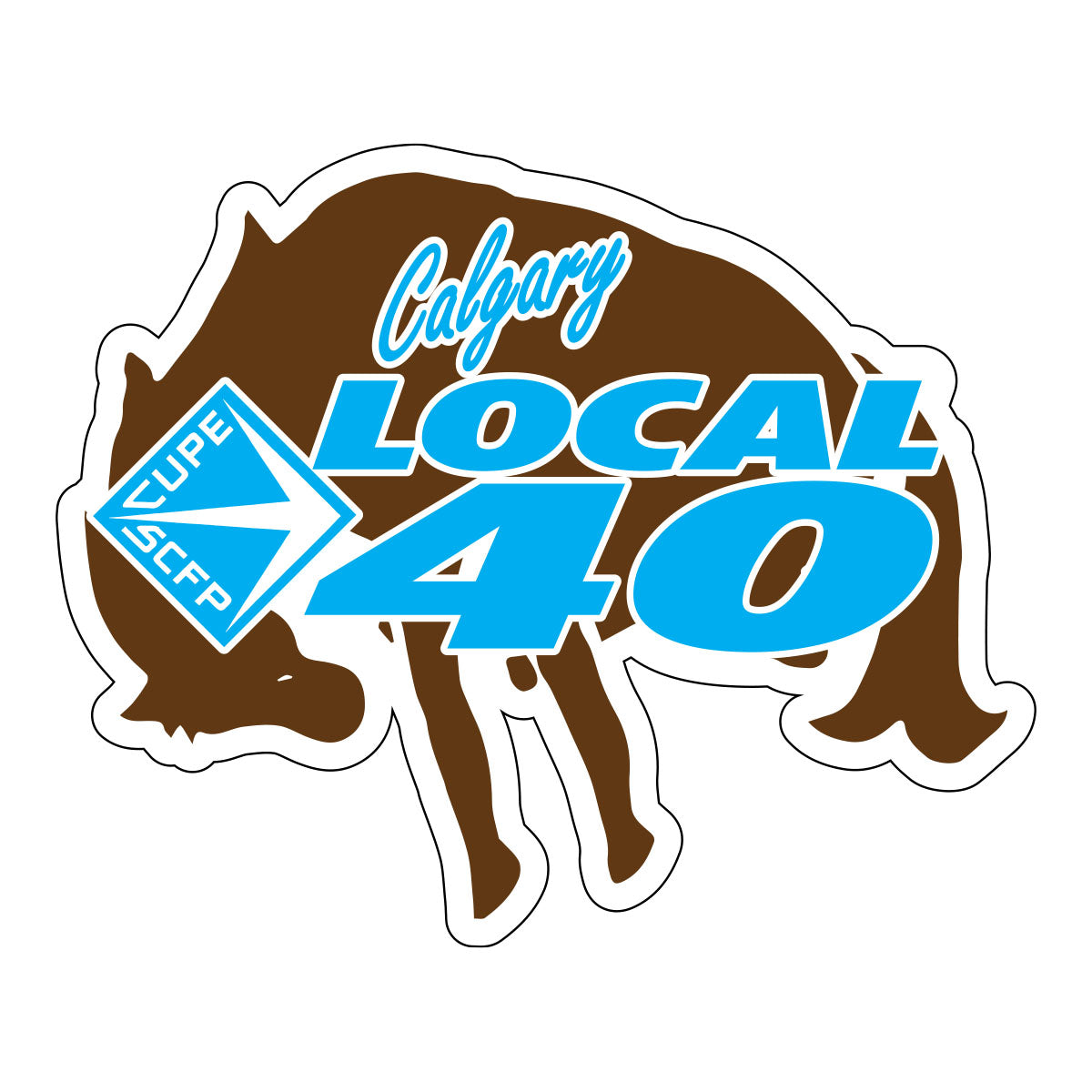CUPE 40 - Vintage Logo Decal