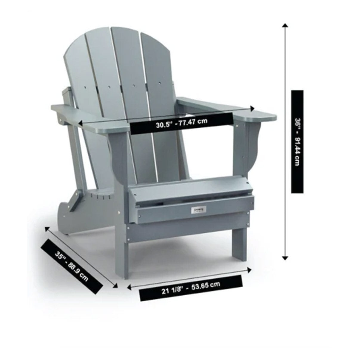 Union Proud Adult Resin Folding Chair