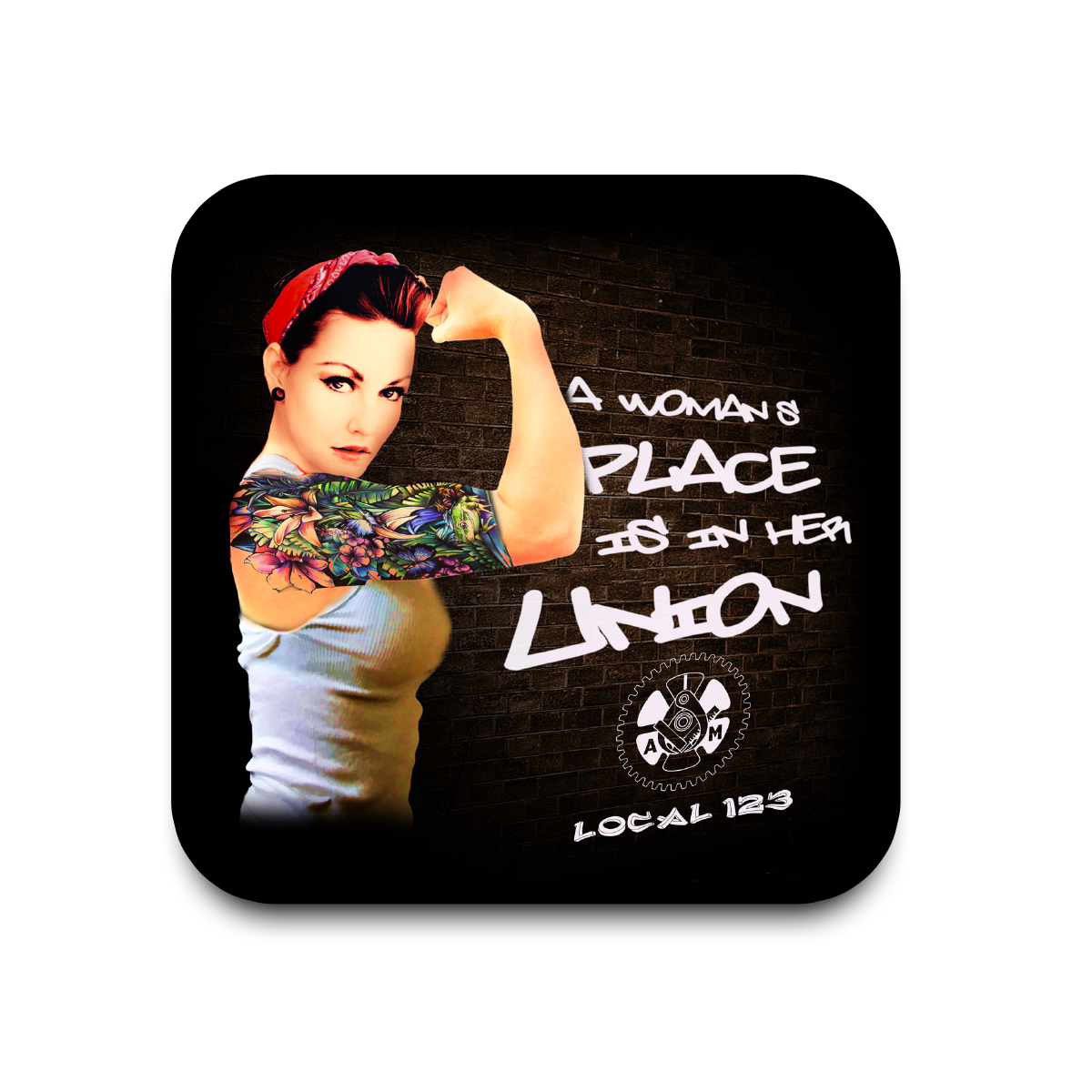 IAM Modern Rosie Decal