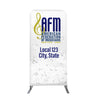 AFM - Customized 3'W x 72"H Wall Display Kit with Full Color Graphics Double Sided
